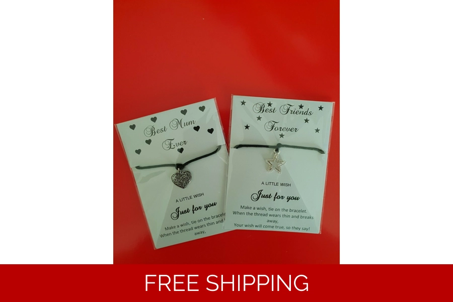 Wish Bracelet-Friend-Mother-Sister-Someone Special -Daughter-Godmother - Nan Gift